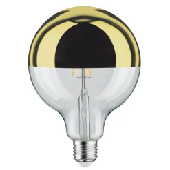 Paulmann Dæmpbar Led-Pære|Filament Pære>LED-pære E27 G125 827 6,5W Hovedspejl guld