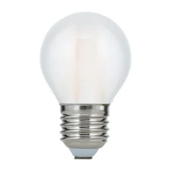 LED-pære E27 G45 4,5 W mat 827, kan dæmpes^ORION Hot