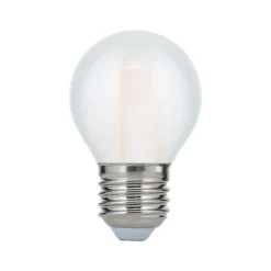 LED-pære, E27 G45, mat, 6W, 827, 720 lm, dæmpbar^ORION New