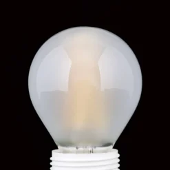 LED-pære, E27 G45, mat, 6W, 827, 720 lm, dæmpbar^ORION New