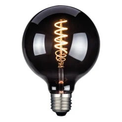 LED-pære, E27, G125, røgfarvet, 4 W, 1800 K, 60 lm^FH Lighting Hot