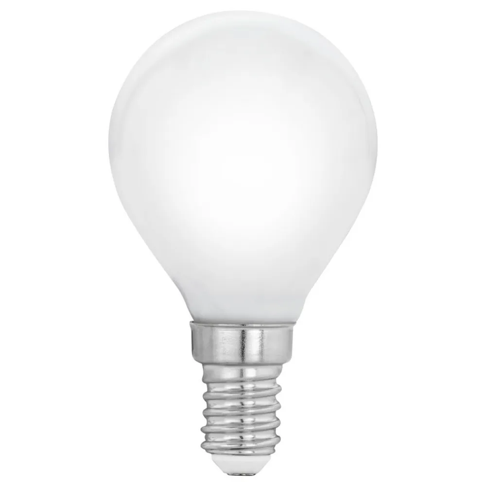 EGLO LED-pære E14 P45 4 W, varmhvid, opal