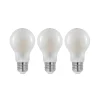 Arcchio LED-pære E27 8W 2.700 K dæmpes opal 3 stk