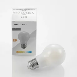 Arcchio LED-pære E27 8W 2.700 K dæmpes opal 3 stk