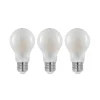 Arcchio LED-pære E27 6W 2.700 K dæmpes opal 3 stk