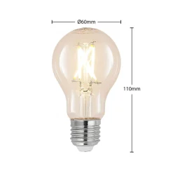 Arcchio LED-pære E27 4W 2.700 K filament dæmpes klar 2 stk