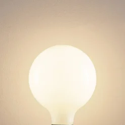 Arcchio LED-pære E27 6W 2.700 K G125 kan dæmpes opal 3 stk