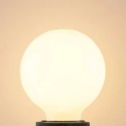 Arcchio LED-pære E27 8W G80 2.700K dæmpbar, opal