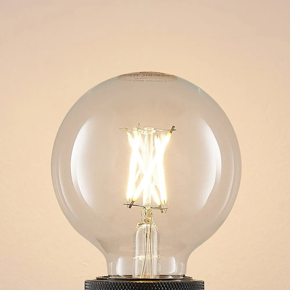 Arcchio Dæmpbar Led-Pære|Filament Pære>LED-pære E27 4W G80 2.700K glødetråd dæmpbar klar