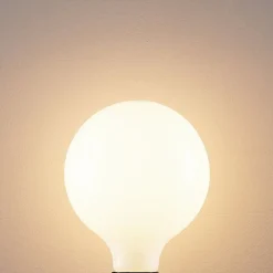 Arcchio LED-pære E27 8W 2.700K G125 Globe, dæmpbar, opal