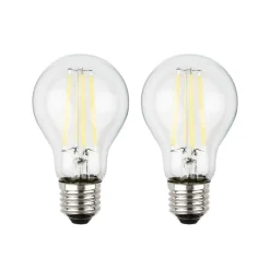LED-pære E27 5W klar 3000K 1055 lm energiklasse 2er^Briloner Discount