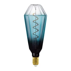 LED-pære E27 4W T100 2.000K filament blå dæmpbar^EGLO Best