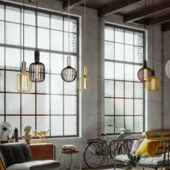 Searchlight LED-pære Globe, guld, E27, 3,5 W, 1.800 K, dæmpbar