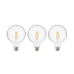 Arcchio Led Pærer>LED-pære med klar glødetråd E27 G125 3,8W 2700K 806lm 3er