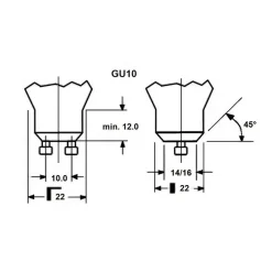 Sylvania LED-pære SUPERIA RETRO ES50 GU10 4,8 W 927 450 lm dæmpbar
