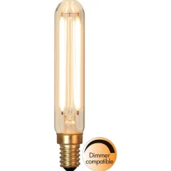 STAR TRADING LED-rørpære E14 T20 11,5 cm 2,5 W 2.200 K dæmpbar