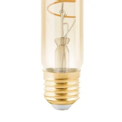 EGLO LED-rørpære E27 4W T30 1,600K Filament amber