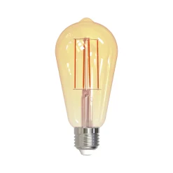 Müller-Licht Led Pærer>LED-Rustika, glødetråd, E27, guldfarvet, 7W, 2000K, 650 lumen