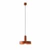 LEDS-C4 Keops 1-pendellampe, terracotta-mat, Ø 28 cm, aluminium