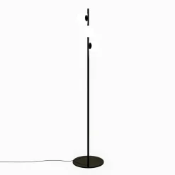 LED-gulvlampe Perlina, højde 170 cm, sort, stål^LEDS-C4 Hot