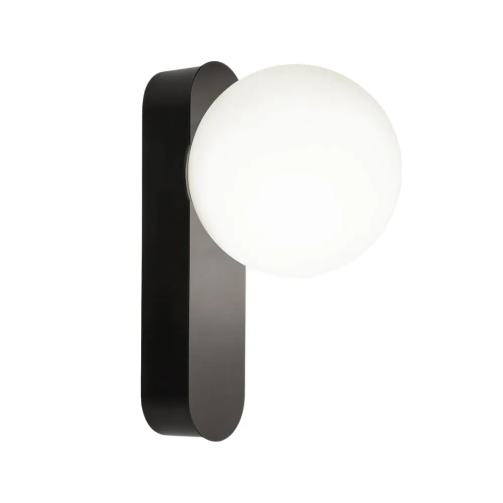 LEDS-C4 LED-væglampe Perlina, sort, dæmpbar