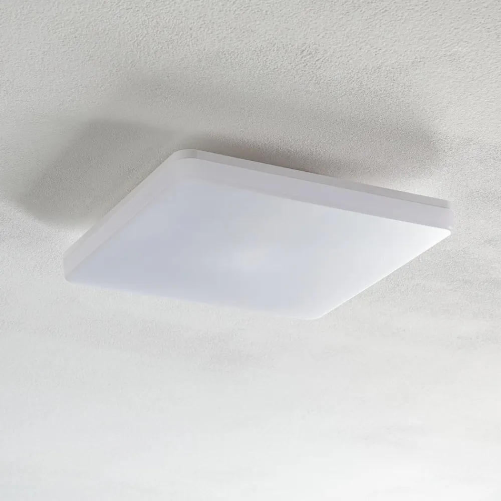 Heitronic LED-sensorloftlampe Pronto, kantet, 33x33cm