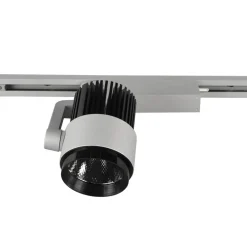 Trio Lighting LED-skinnespot Radiator til DUOline, titanium mat, CCT