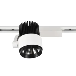 Trio Lighting LED-skinnespot Radiator til DUOline, mat hvid, CCT