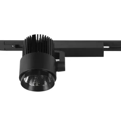 Trio Lighting LED-skinnespot Radiator til DUOline, mat sort, CCT