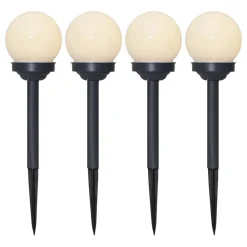LED-sokkellampe solcelle Globus i sæt af 4^STAR TRADING Discount