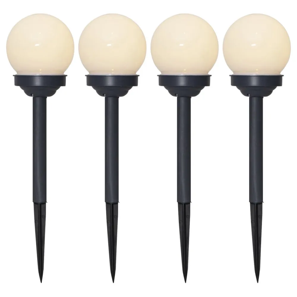 LED-sokkellampe solcelle Globus i sæt af 4^STAR TRADING Discount