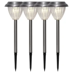 LED-sokkellampe solcelle Palma i sæt af 4^STAR TRADING New
