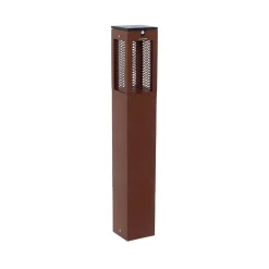 Les Jardins LED-solcellebelysning Tradition Sensor Corten 90 cm