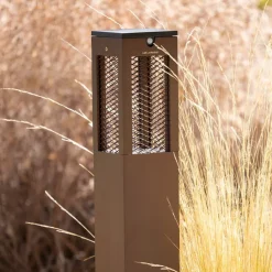 Les Jardins LED-solcellebelysning Tradition Sensor Corten 90 cm