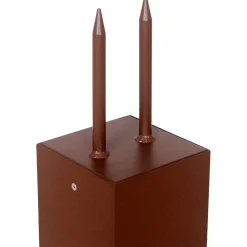Les Jardins LED-solcellebelysning Tradition Sensor Corten 90 cm