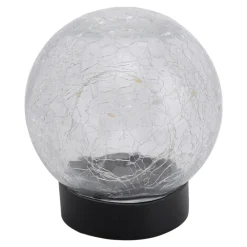 Näve LED-solcelle-dekolampe 5248203 i glas, sæt med 3