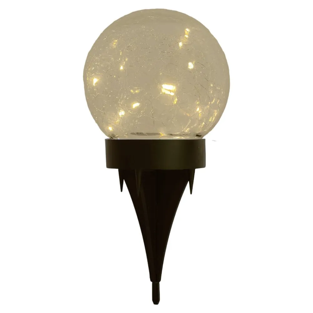 Näve LED-solcelle-dekolampe 5248203 i glas, sæt med 3