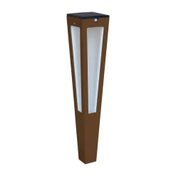 Les Jardins Solcelle Lampe Med Sensor|Sokkellamper Med Sensor>LED-solcellefakkel Tinka med sensor, 62 cm corten