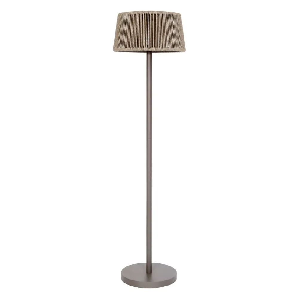 Les Jardins LED-solcellegulvlampe Rop&Strip, højdejusterbar, 500 lm