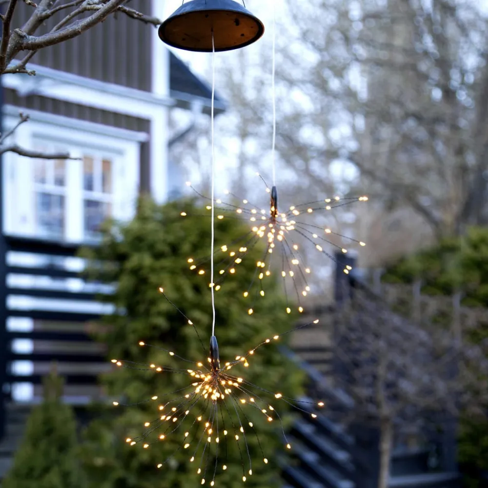 STAR TRADING Dekorationsbelysning|Solcellelamper>LED-solcellehængelampe Firework