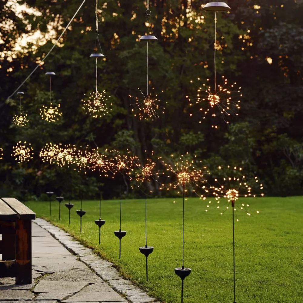 STAR TRADING Dekorationsbelysning|Solcellelamper>LED-solcellehængelampe Firework