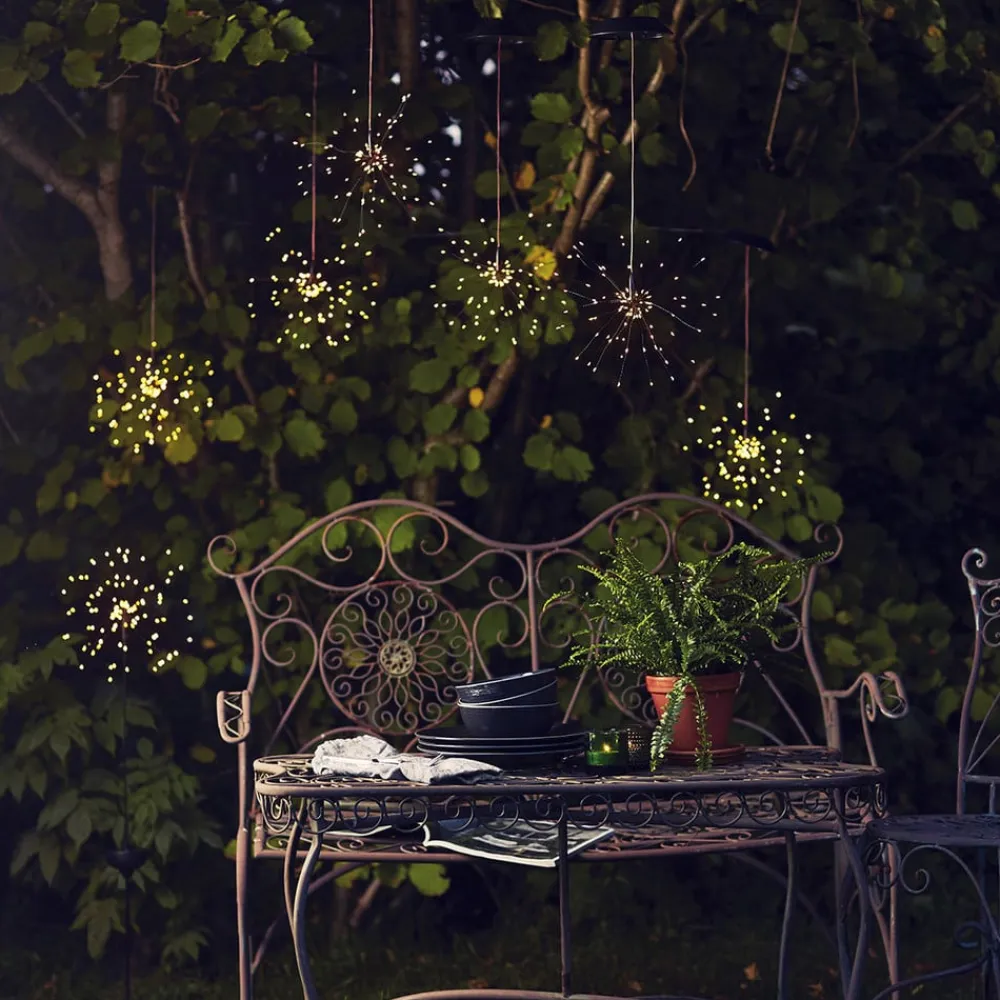 STAR TRADING Dekorationsbelysning|Solcellelamper>LED-solcellehængelampe Firework