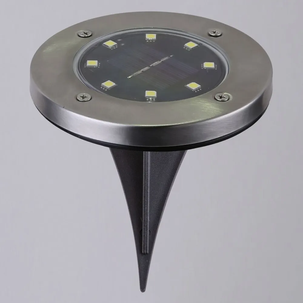 Globo LED-solcellelampe 33414 med jordspyd, sort