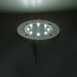 Globo LED-solcellelampe 33414 med jordspyd, sort