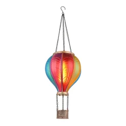 Globo LED-solcellelampe 36136B Varmluftsballon, farverig, plast