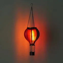 Globo LED-solcellelampe 36136B Varmluftsballon, farverig, plast