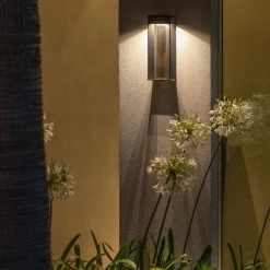 LED-solcellelampe Blade med sensor, grå^Les Jardins Discount