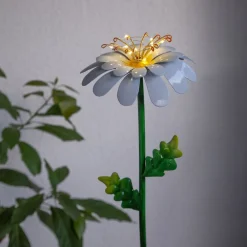 LED-solcellelampe Daisy i daisyform^STAR TRADING Discount