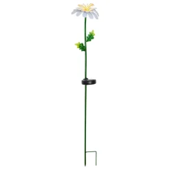 LED-solcellelampe Daisy i daisyform^STAR TRADING Discount