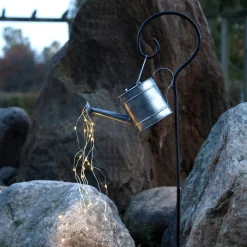 STAR TRADING Dekorationsbelysning|Solcellelamper>LED-solcellelampe Dew Drop Water Can